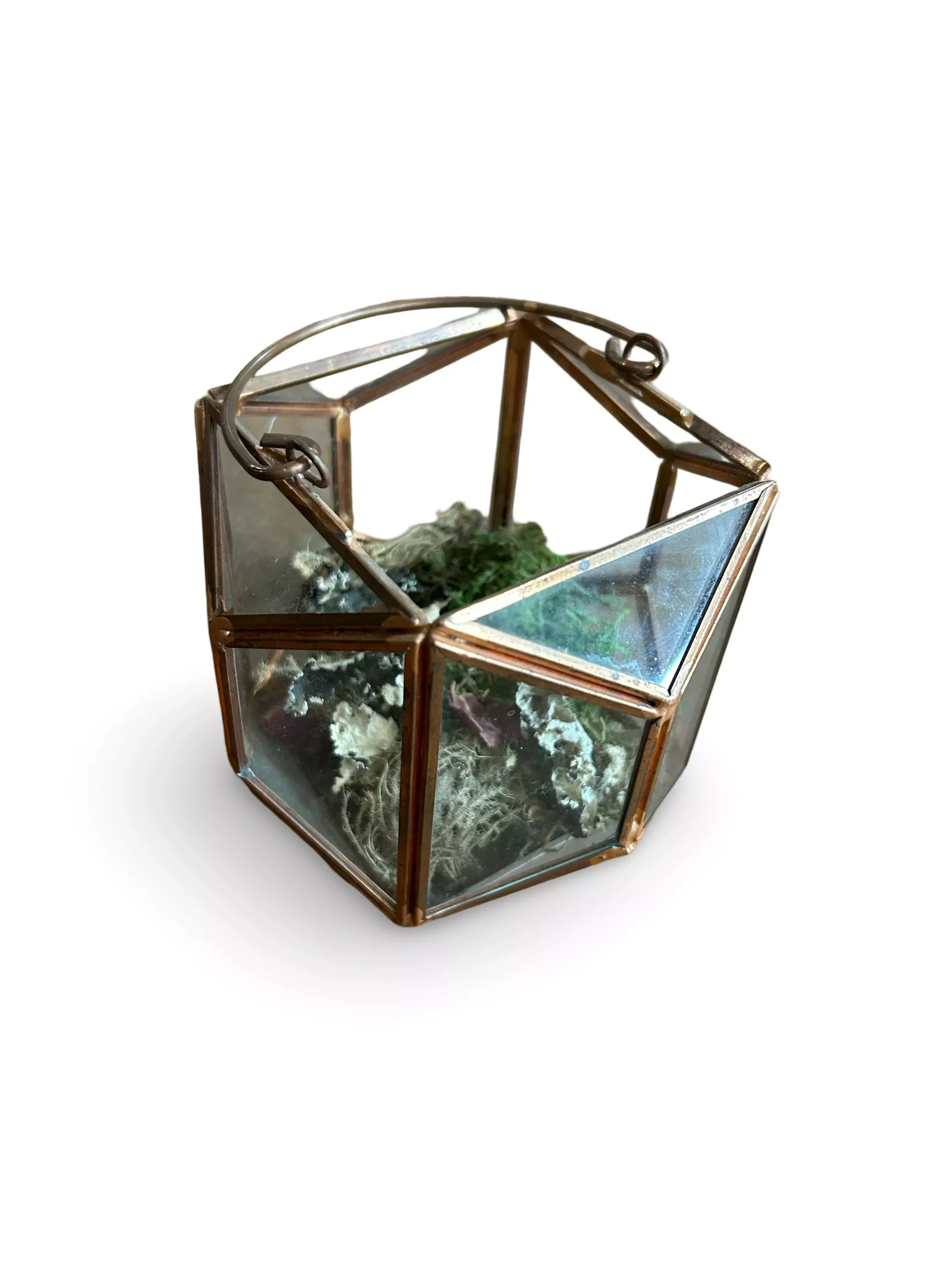 BRONZE GLASS HOLDER