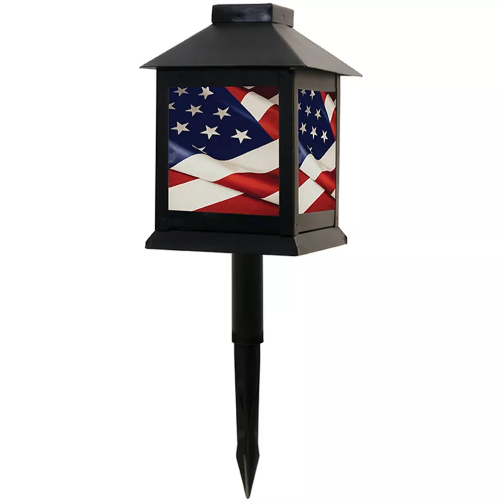 Carson, American Flag Lantern Pick