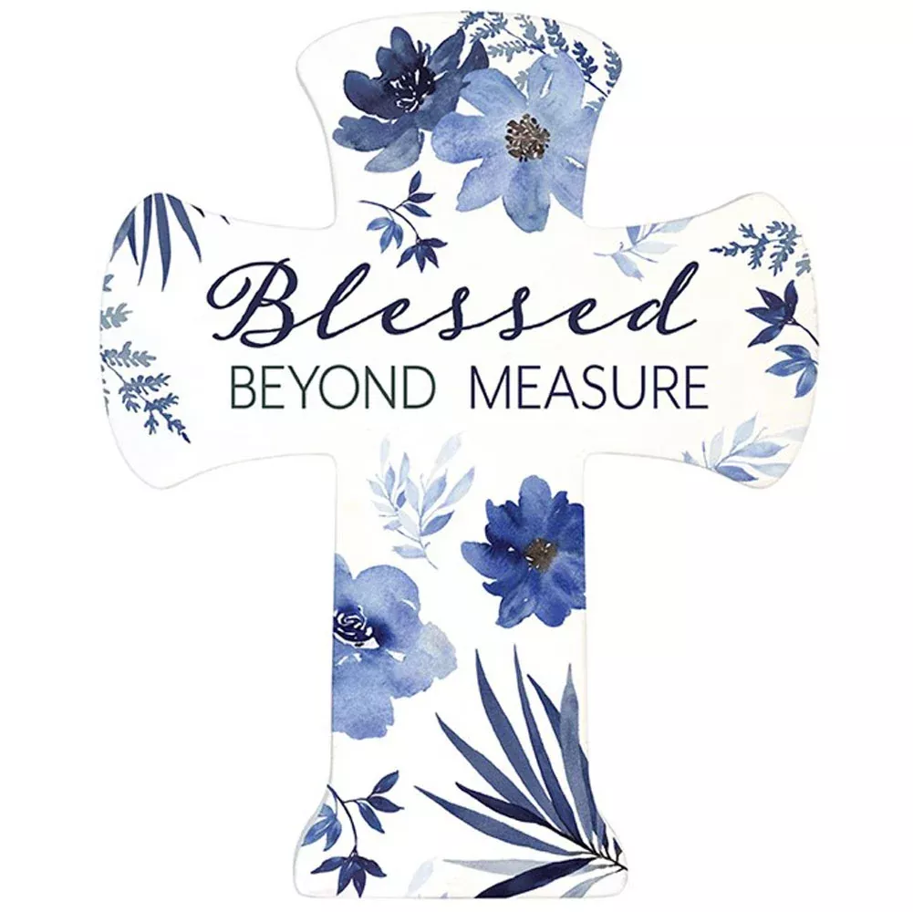 Carson, Blessed Beyond Pedestal Cross