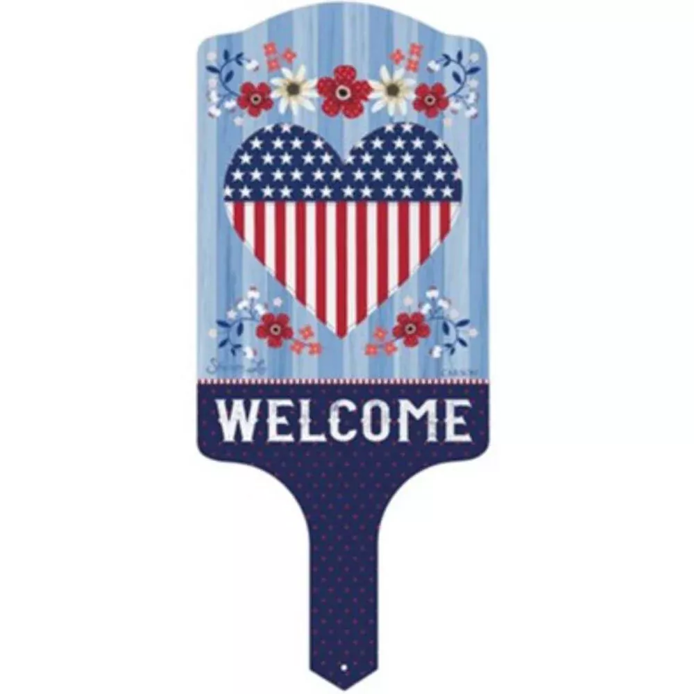 Carson Home Accents, American Heart Garden Stake