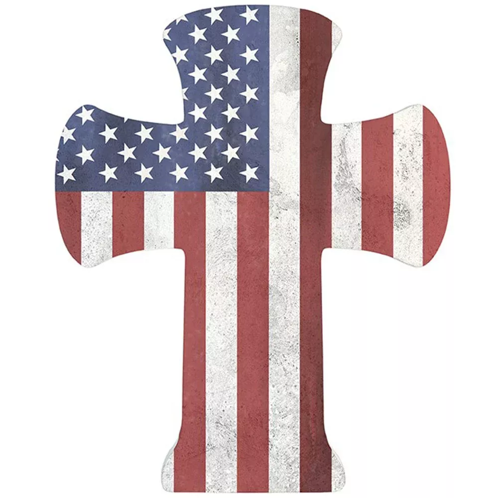 Carson, Patriotic Pedestal Cross
