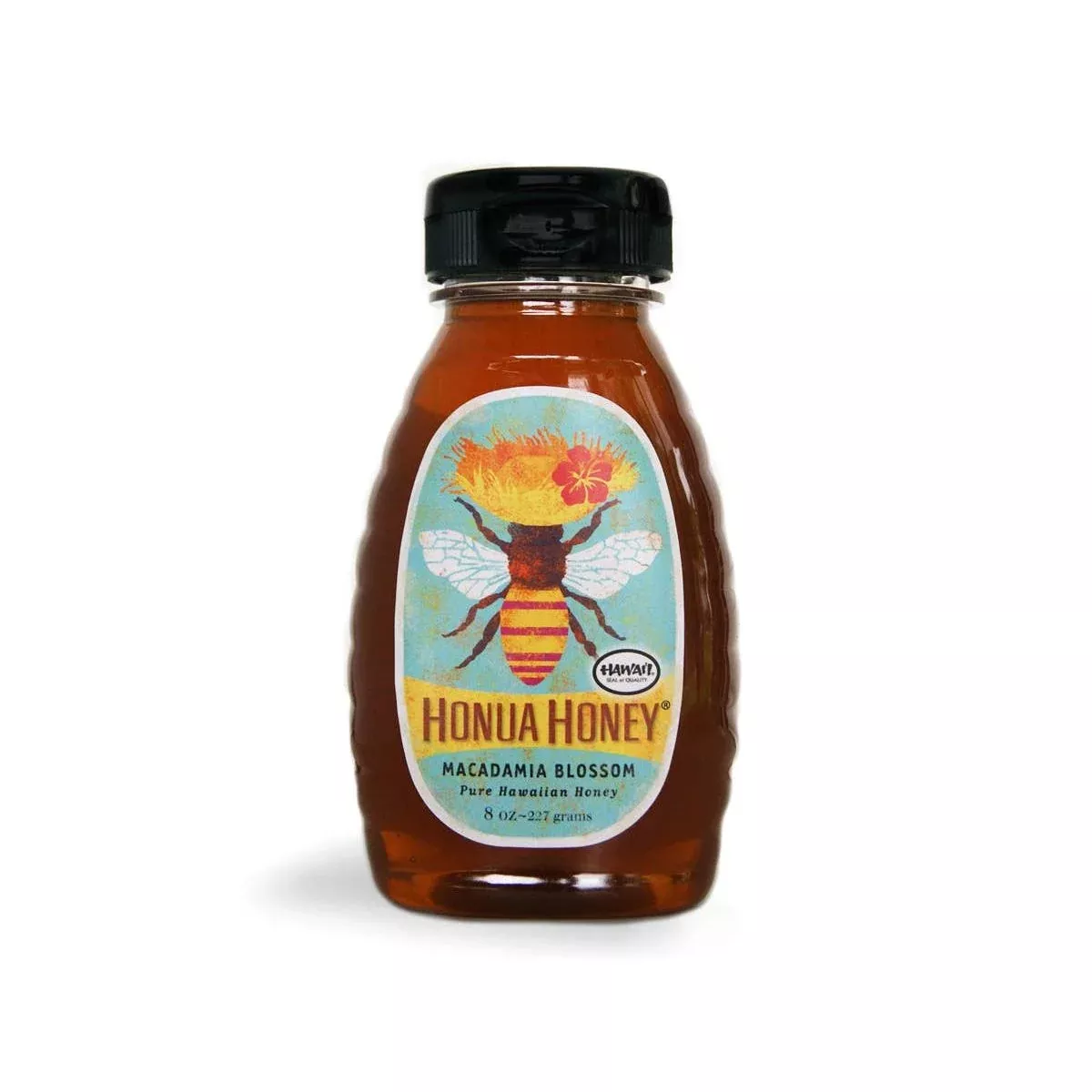 Case Of 8oz Macadamia Honey In Squeeze Jar