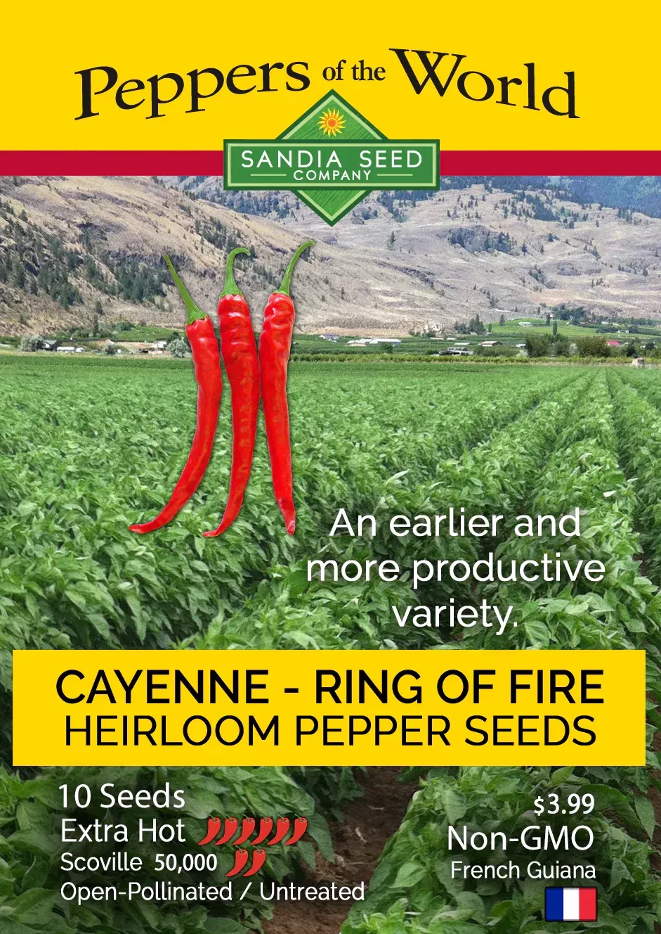 Cayenne Ring of Fire Pepper Seeds