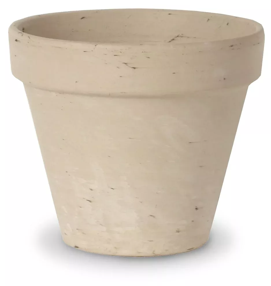 Ceramo Company Inc Standard Flower Pot 8" Granite Marble Clay Pot - Case/12