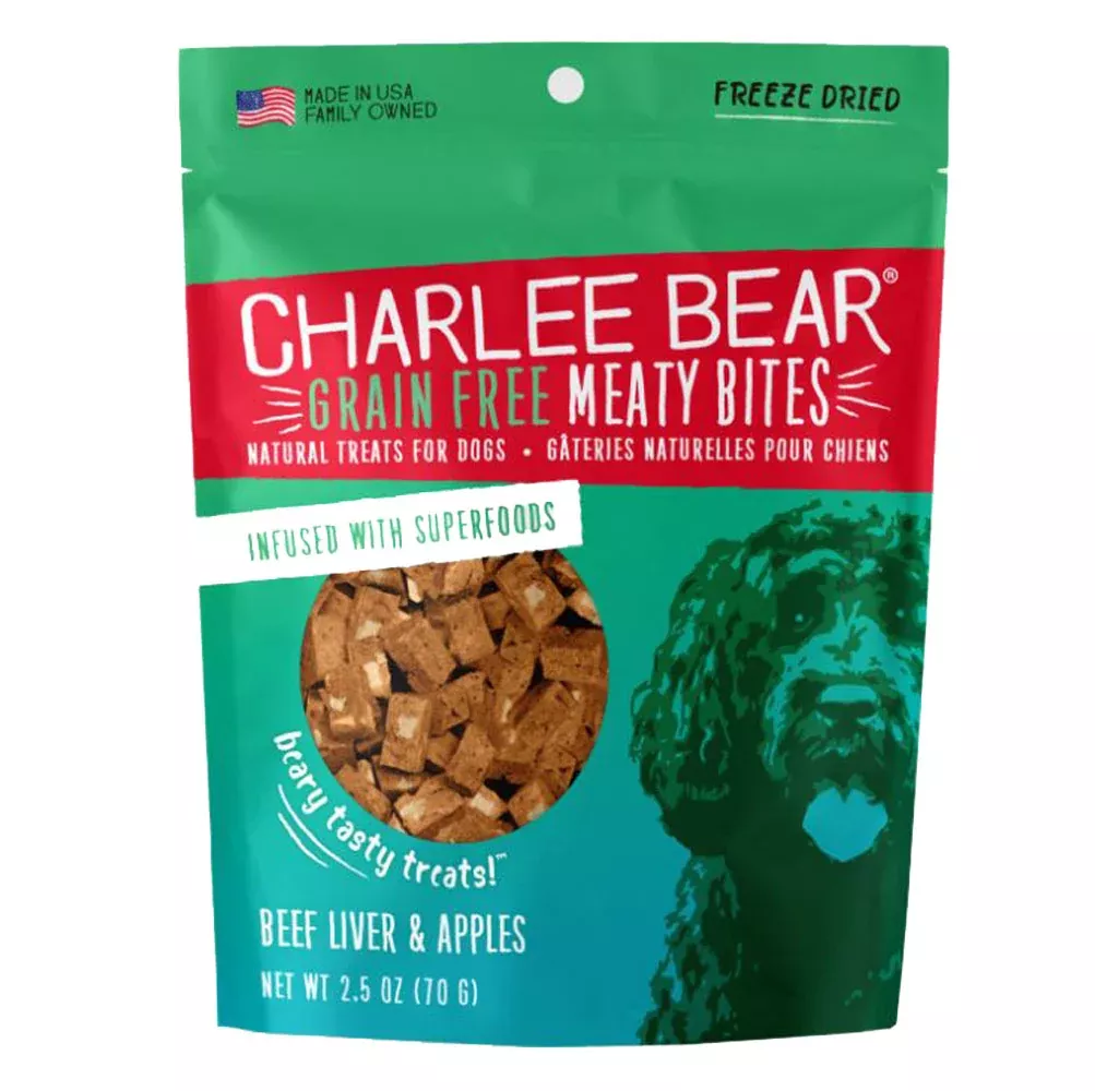 Charlee Bear, Beef Liver & Apples Grain Free Meaty Bites