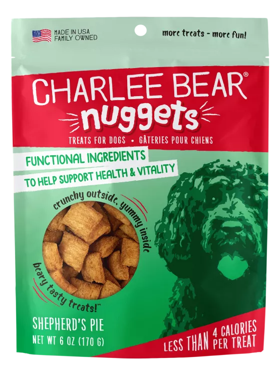 Charlee Bear Nuggets Health & Vitality Shepherds Pie Treats for Dogs