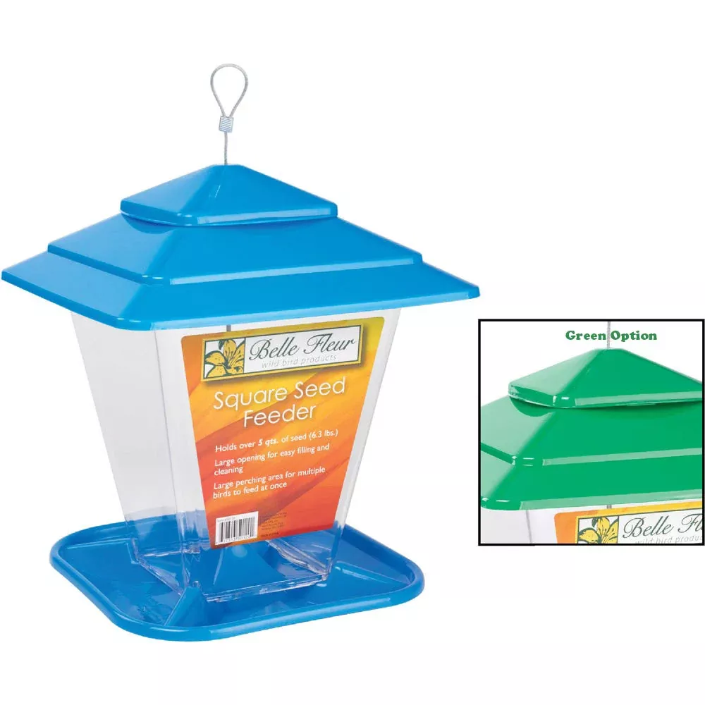 Classic Brands, Square Seed Feeder 6.3"