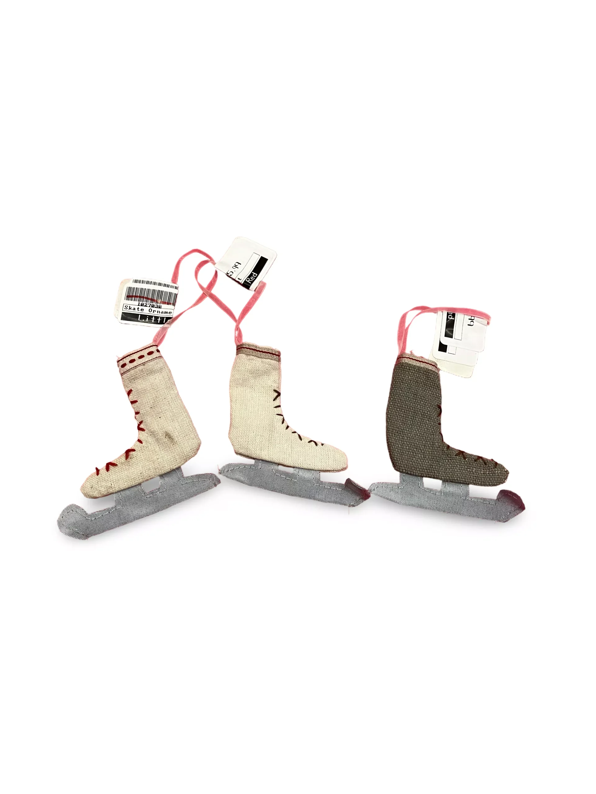 Cloth Ice Skates Ornament