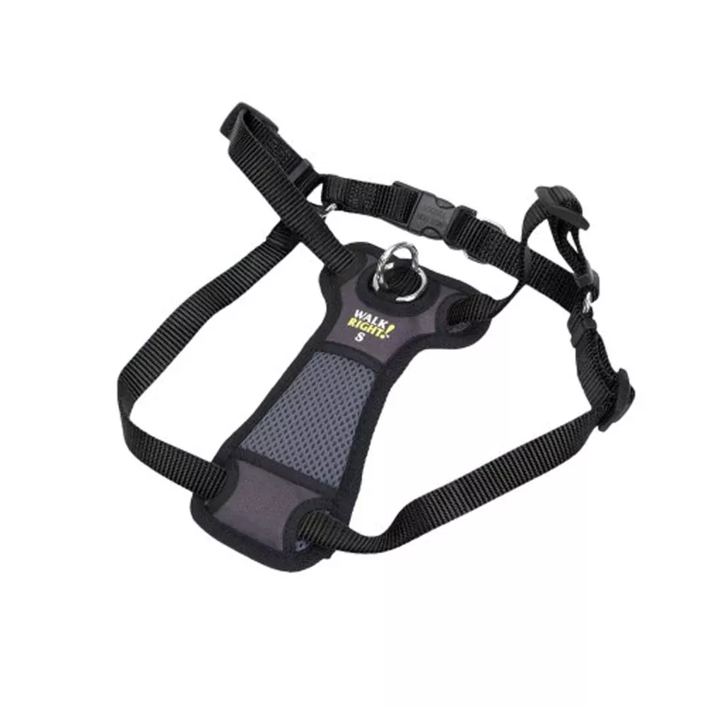 Coastal Pet, Walk Right Black Harness, Small