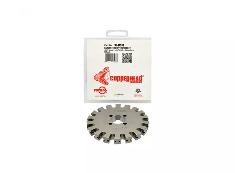 Copperhead 17538 Drive Sprocket for .404 inch pitch, .080 inch gauge Harvester Chain