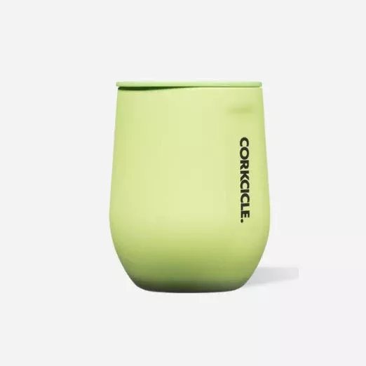 Corkcicle, Stemless Cup- Neon Lights Citron