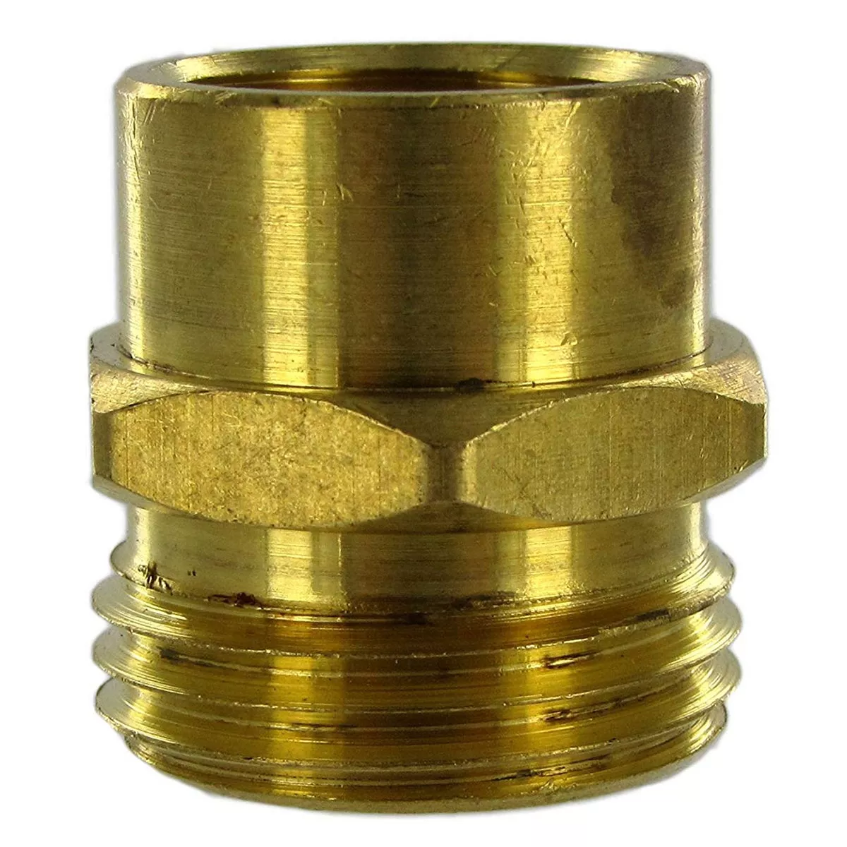 Coupling Male Hose To Female Pipe - Brass