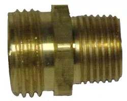 Coupling Male Hose To Male Pipe - Brass