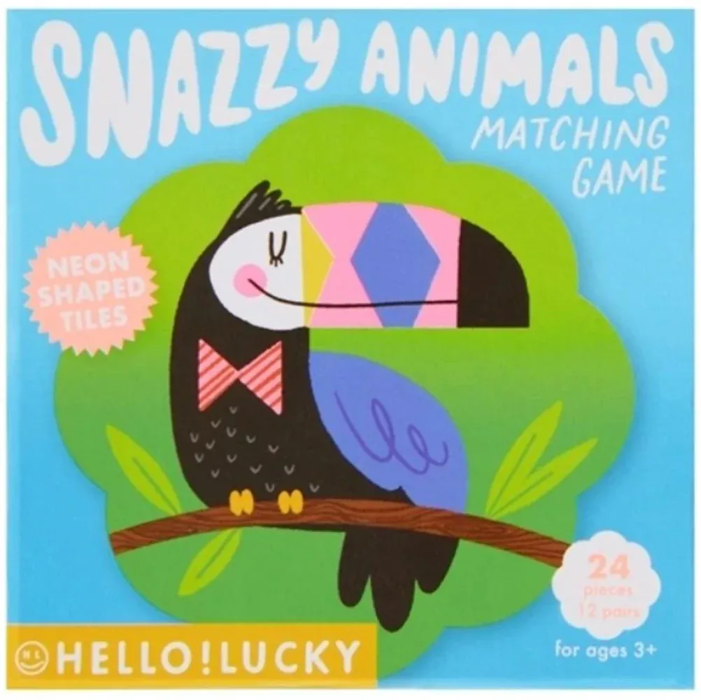 CR Gibson, Hello Lucky Snazzy Animals Memory Match