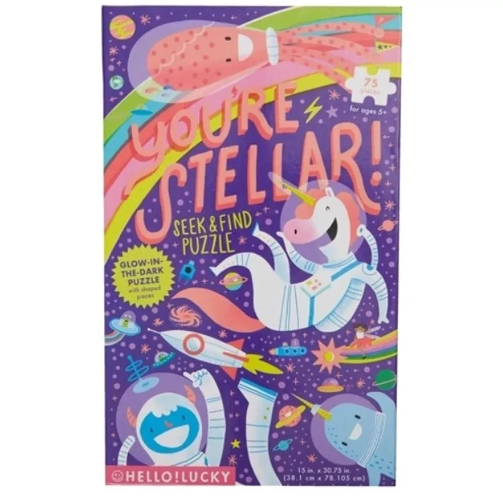 CR Gibson, Hello Lucky Young Steller Seek & Find Puzzle