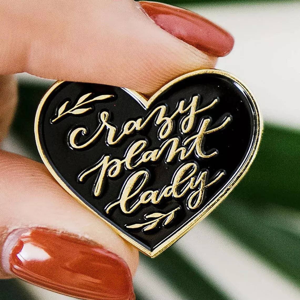 Crazy Plant Lady Lapel Pin
