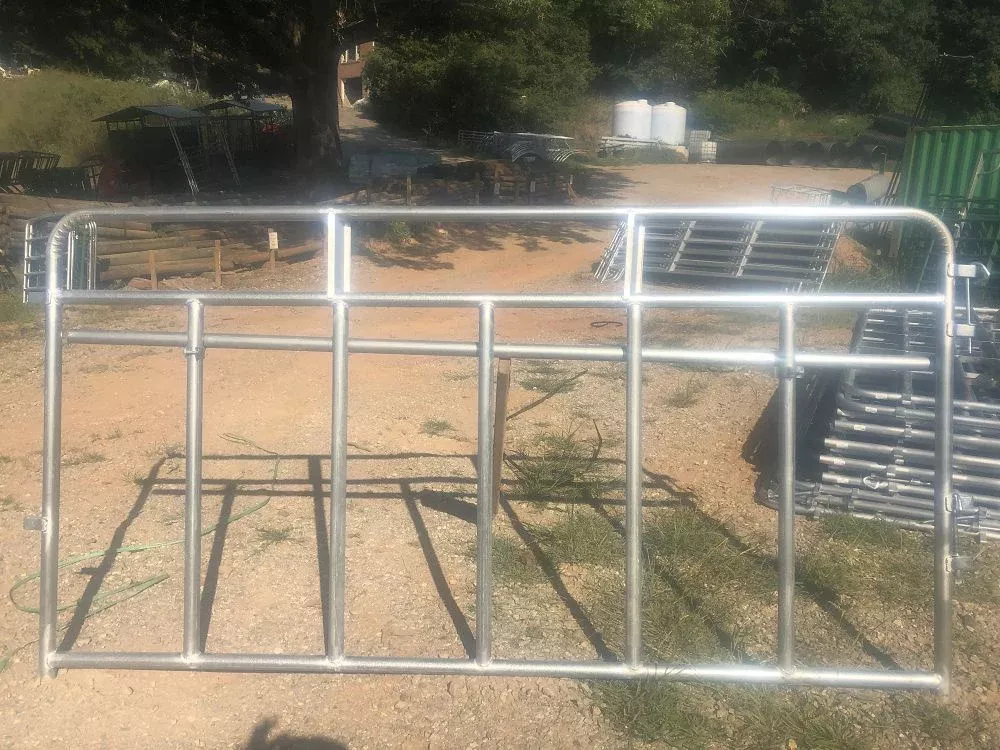 Creep Panel 10' x 2 galvanized 60" Tall w/ Adj. height bar
