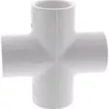 Cross PVC Shedule 40 - 4 inch (w/o Barbs)