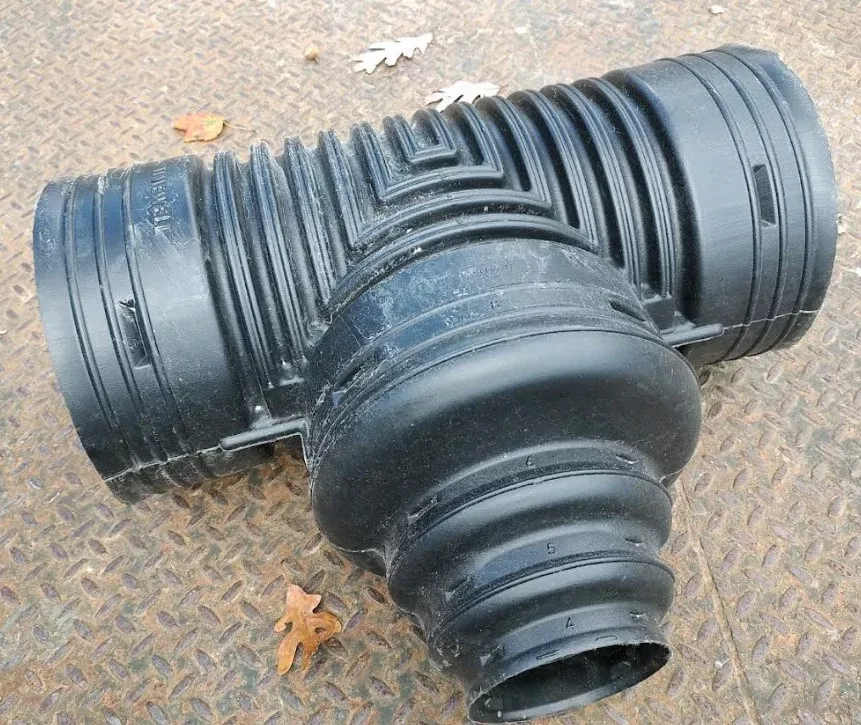 Culvert Reducer Tee 12" x 12" x 8" SW