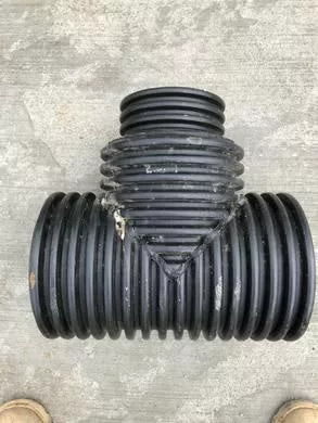 Culvert Reducer Tee 8" x 8" x 4" DW