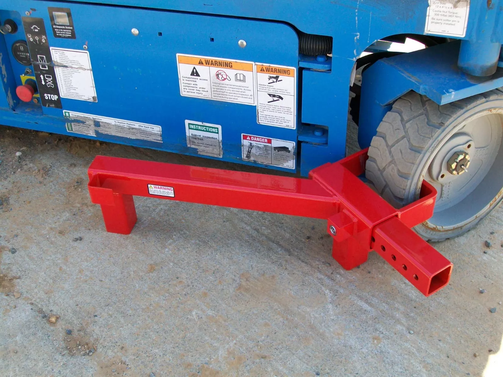 Cushion Tire Lift Lock