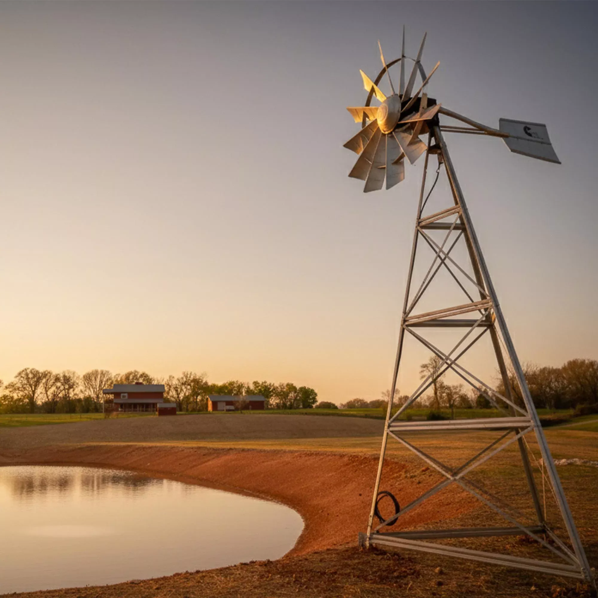Custom Windmill Pond Aerator for Farm / Lake | American Metal | 3 Leg
