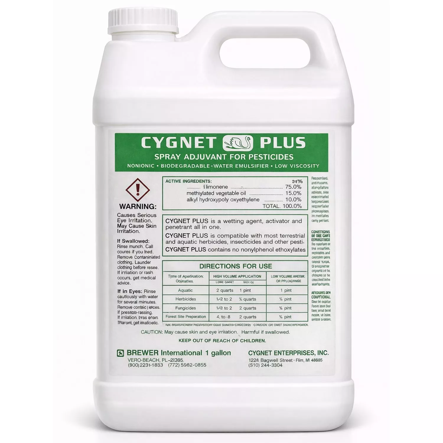Cygnet Plus Surfactant 1 Gallon
