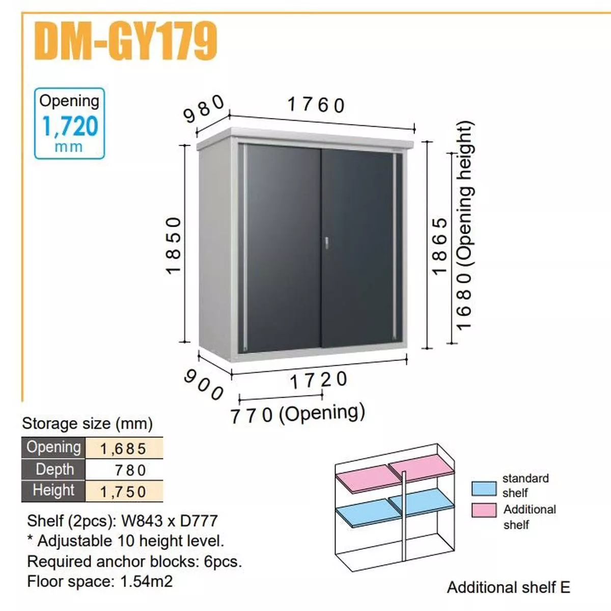 Daiken Outdoor Storage – DM-GY179 | DIY
