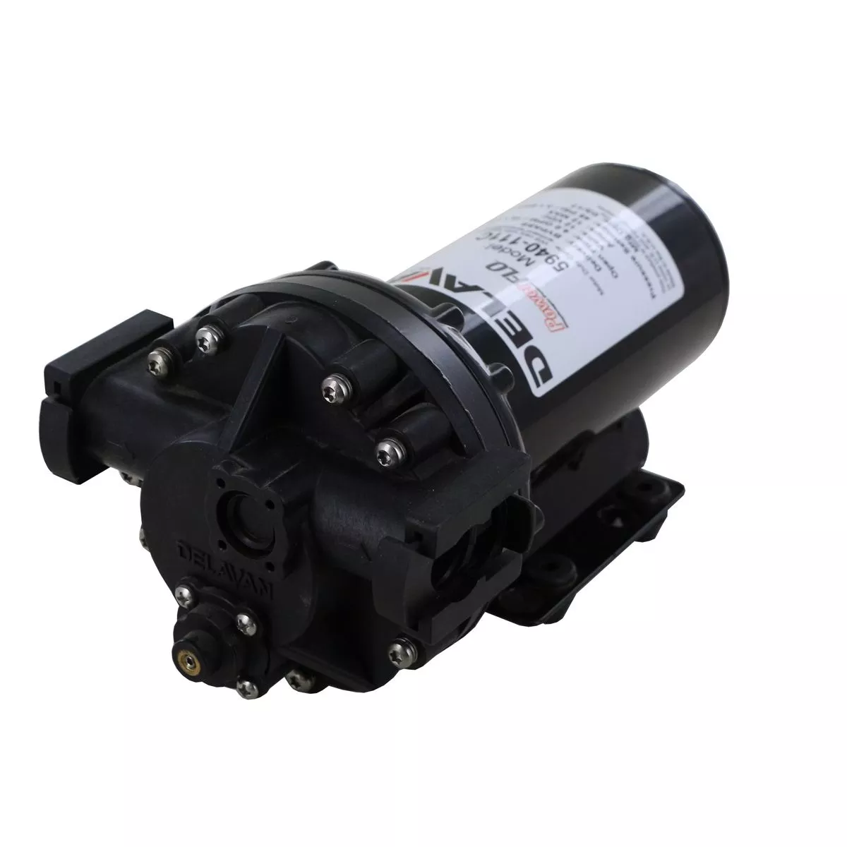 Delavan PowerFlo 12 VDC Bypass Diaphragm Pump - 5940-111C