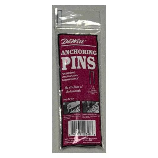 DeWitt 1 in. x 6 in. Anchoring Pins (Pack of 12)