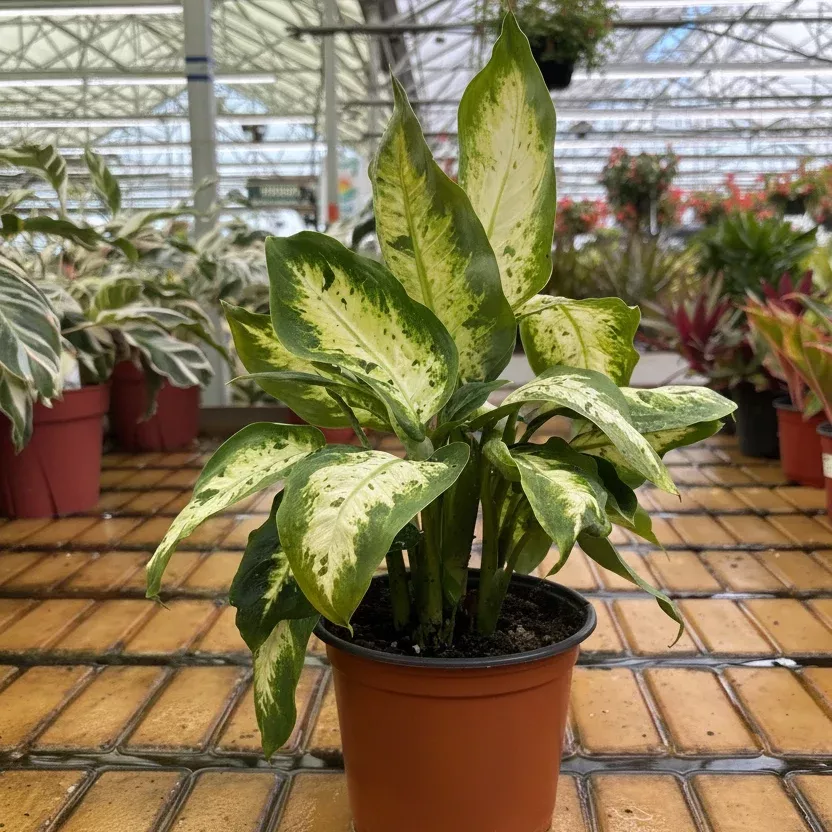Dieffenbachia Tropic Marianne - Dieffenbachia sp - 6" Potted Houseplant