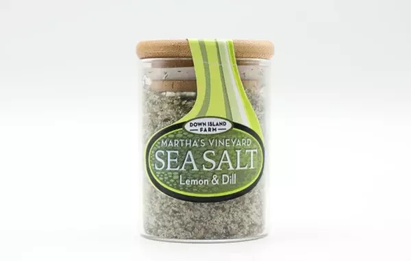 Down Island Farm Martha's Vineyard Sea SaltHostess - Lemon Verbena & Dill 3.5 oz