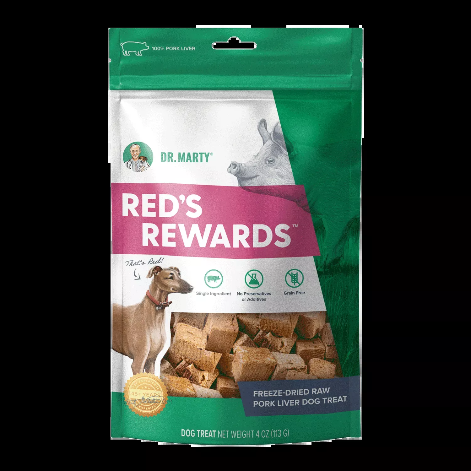 Dr. Marty, Red's Reward Pork Liver 8oz