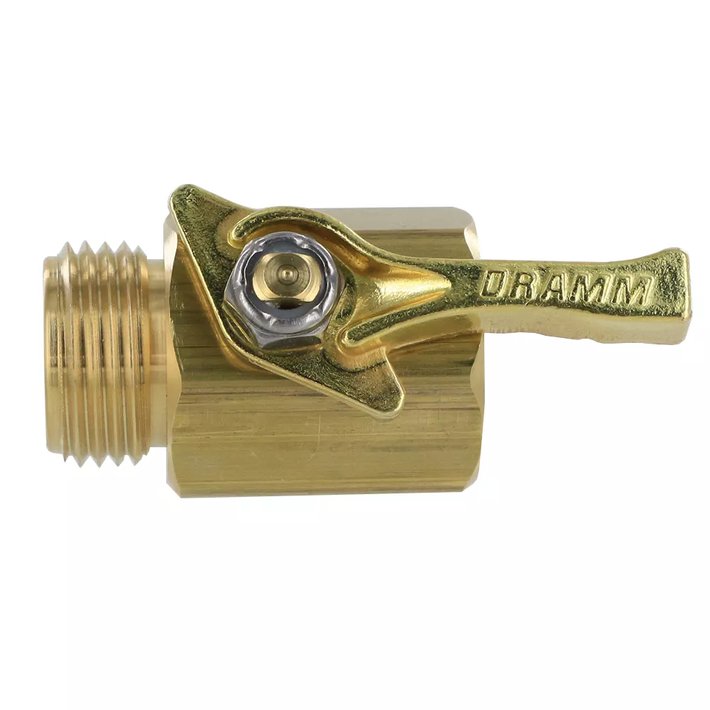 Dramm Heavy-Duty Brass Shut-Off Valve