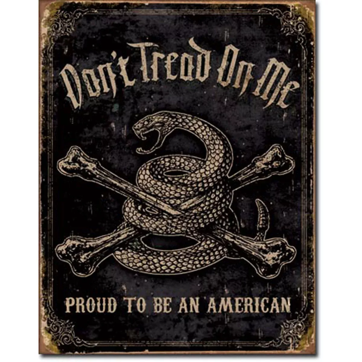 DTOM - Proud American Tin Sign