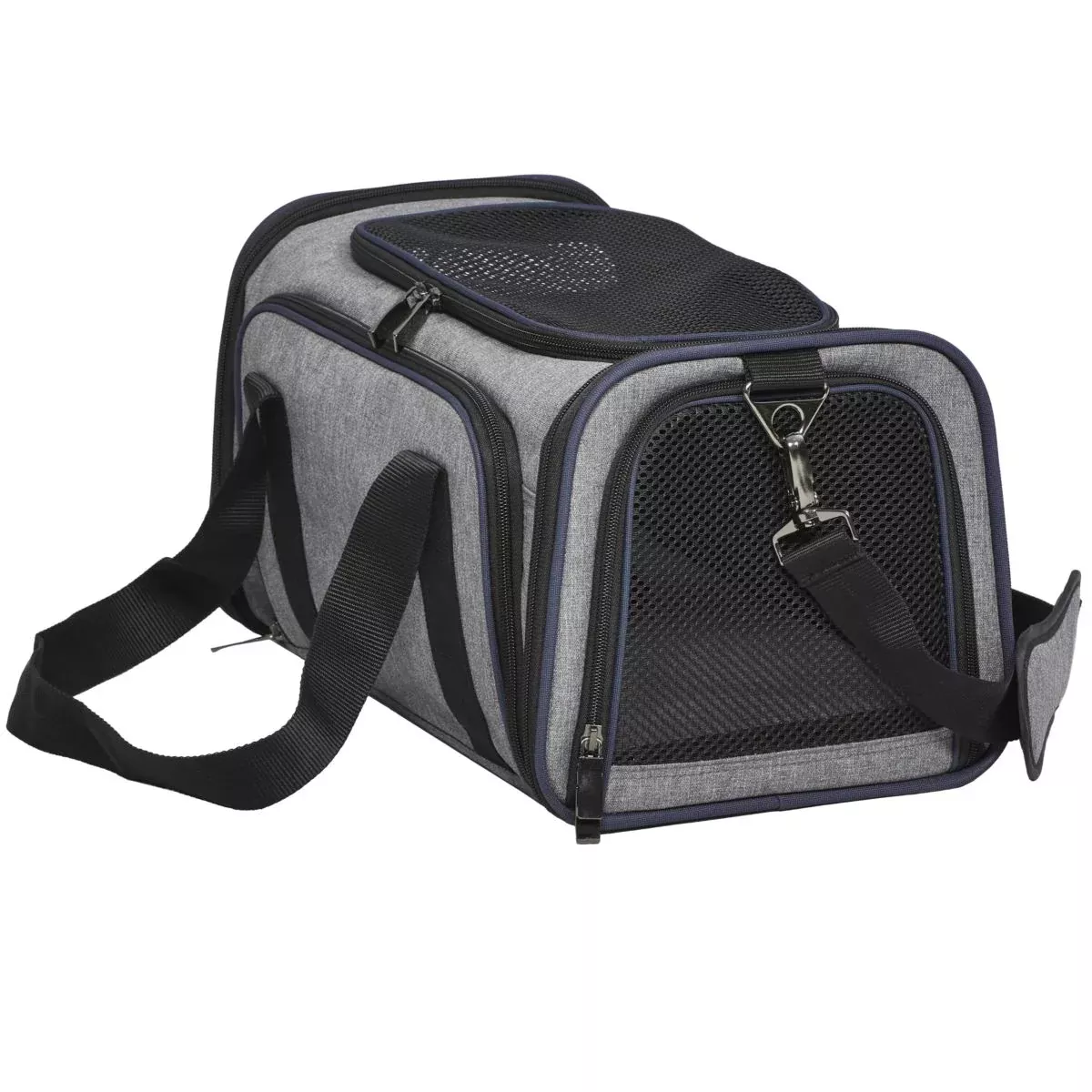 Duffy Expandable Pet Carrier, Gray