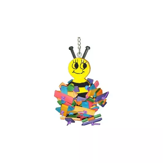 A&E, Busy Bee Bird Toy, 9"