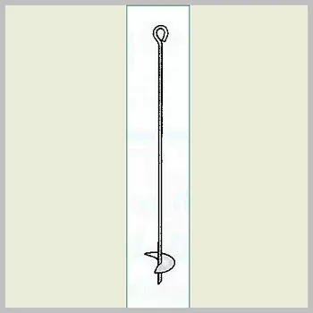 Earth Anchor 1/2" x 4" x 15"