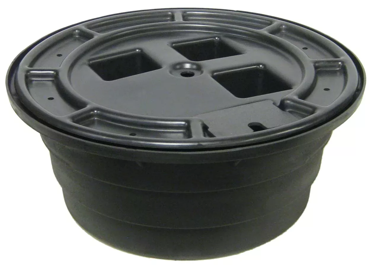 EasyPro ECO-Series Fountain Basin – 28" Diameter w/ Molded Support Grating