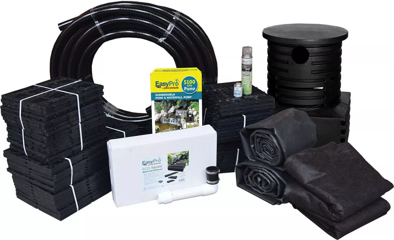 EasyPro Pro-Series™ Just-A-Falls™ Waterfall Kit – 23″ Spillway (24′ Stream)