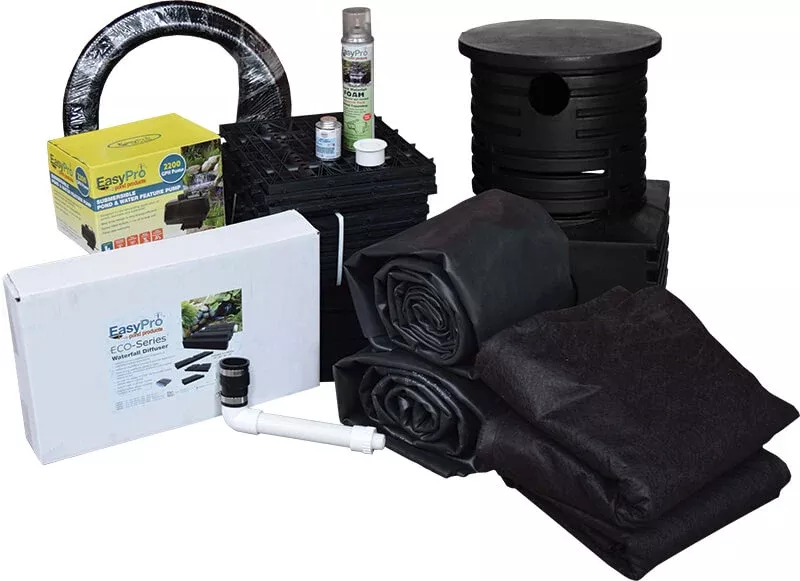 EasyPro Pro-Series™ Just-A-Falls™ Waterfall Kit – 23″ Spillway (8′ Stream)