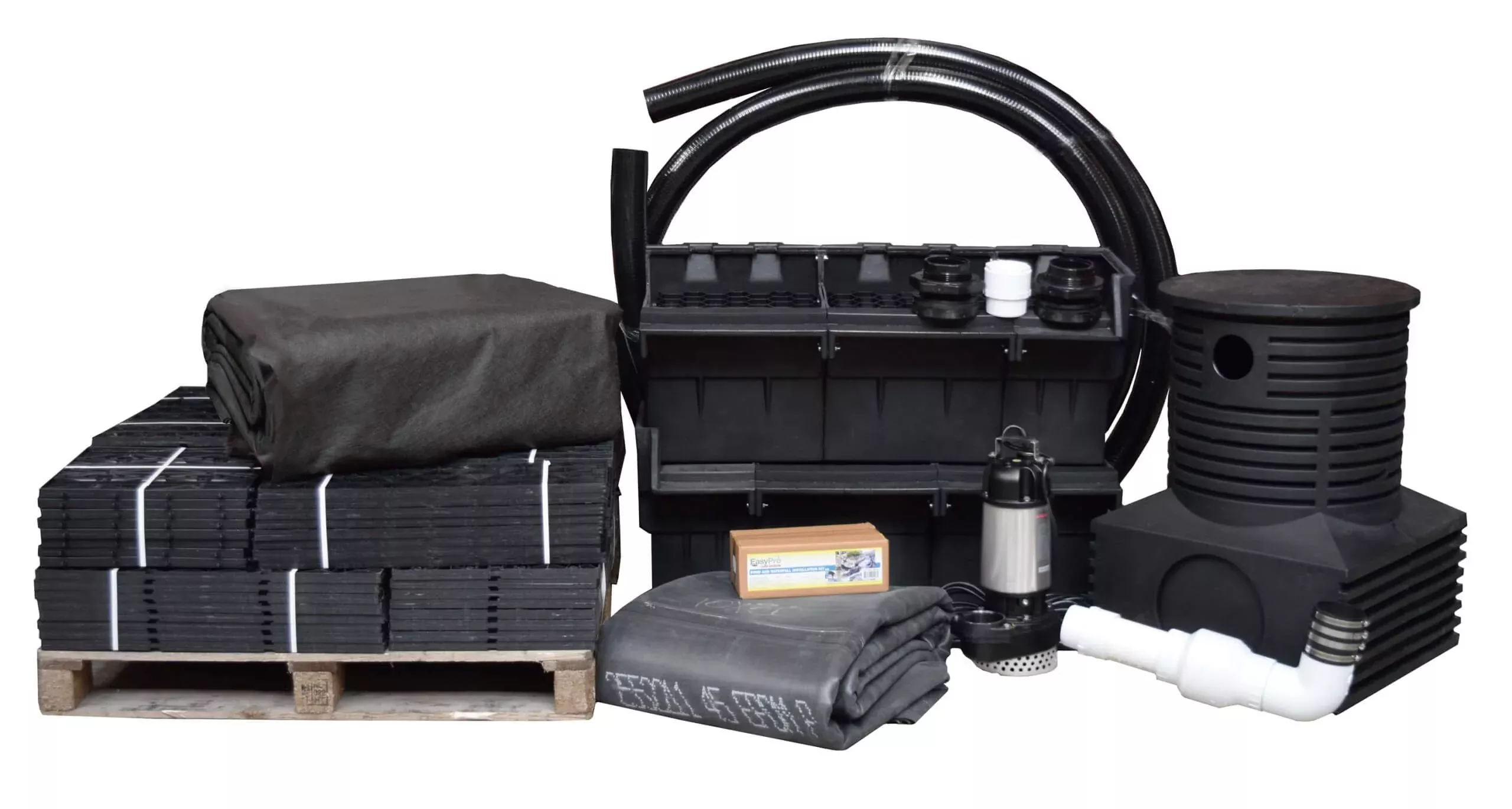 EasyPro Pro-Series™ Just-A-Falls™ Waterfall Kit – 82″ Spillway (34′ Stream)