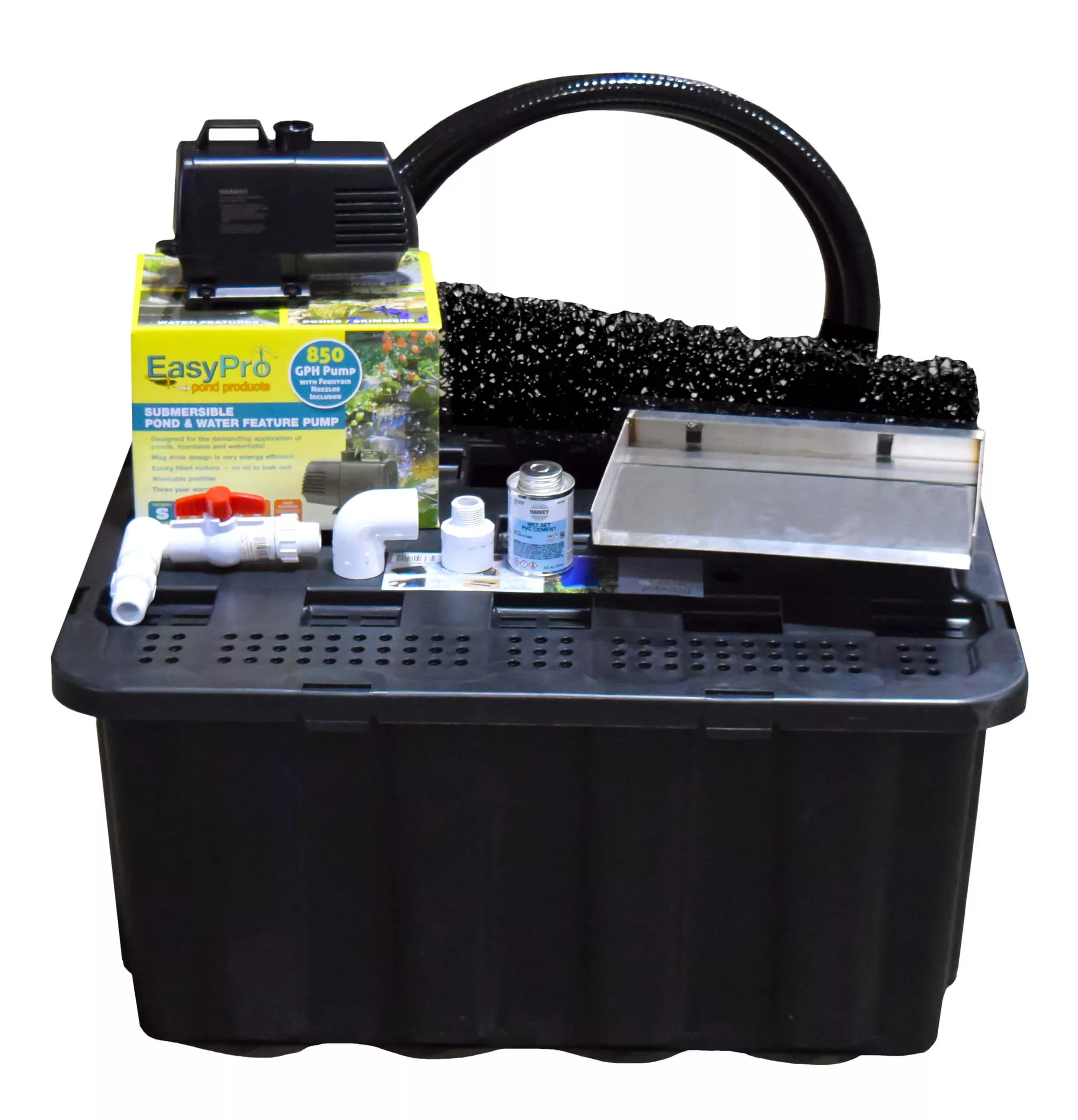 EasyPro Vianti Falls – 11" Extended Lip Waterfall Spillway Kit (no light)