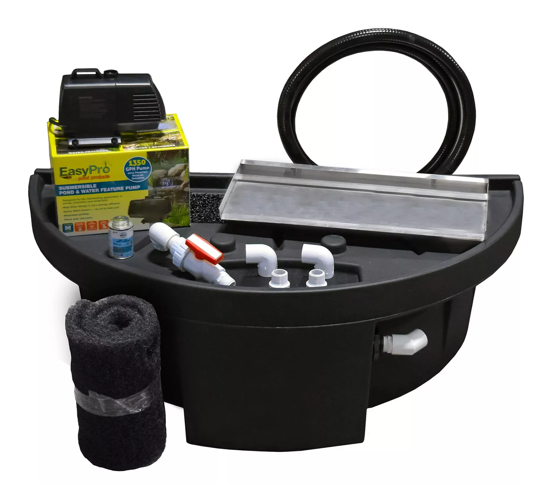 EasyPro Vianti Falls – 23" Extended Lip Waterfall Spillway Kit (no light)