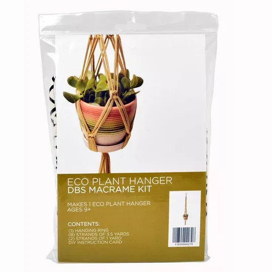 ECO DIY MACRAME PLANT HANGER KIT