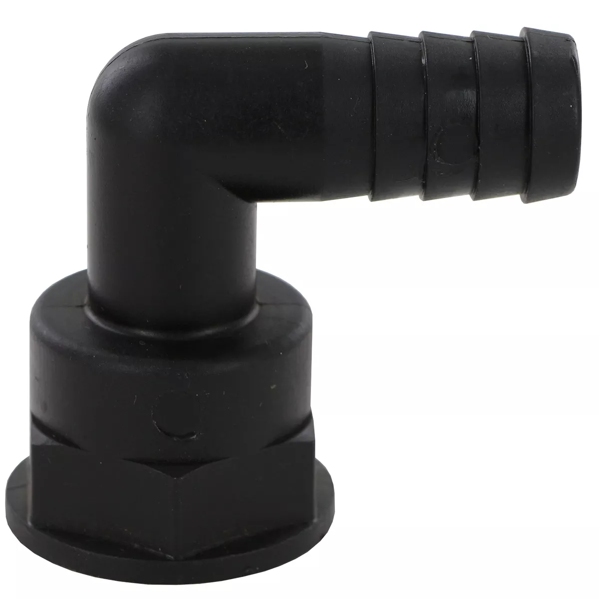 Elbow 90° Female Thread To Hose Barb - Poly