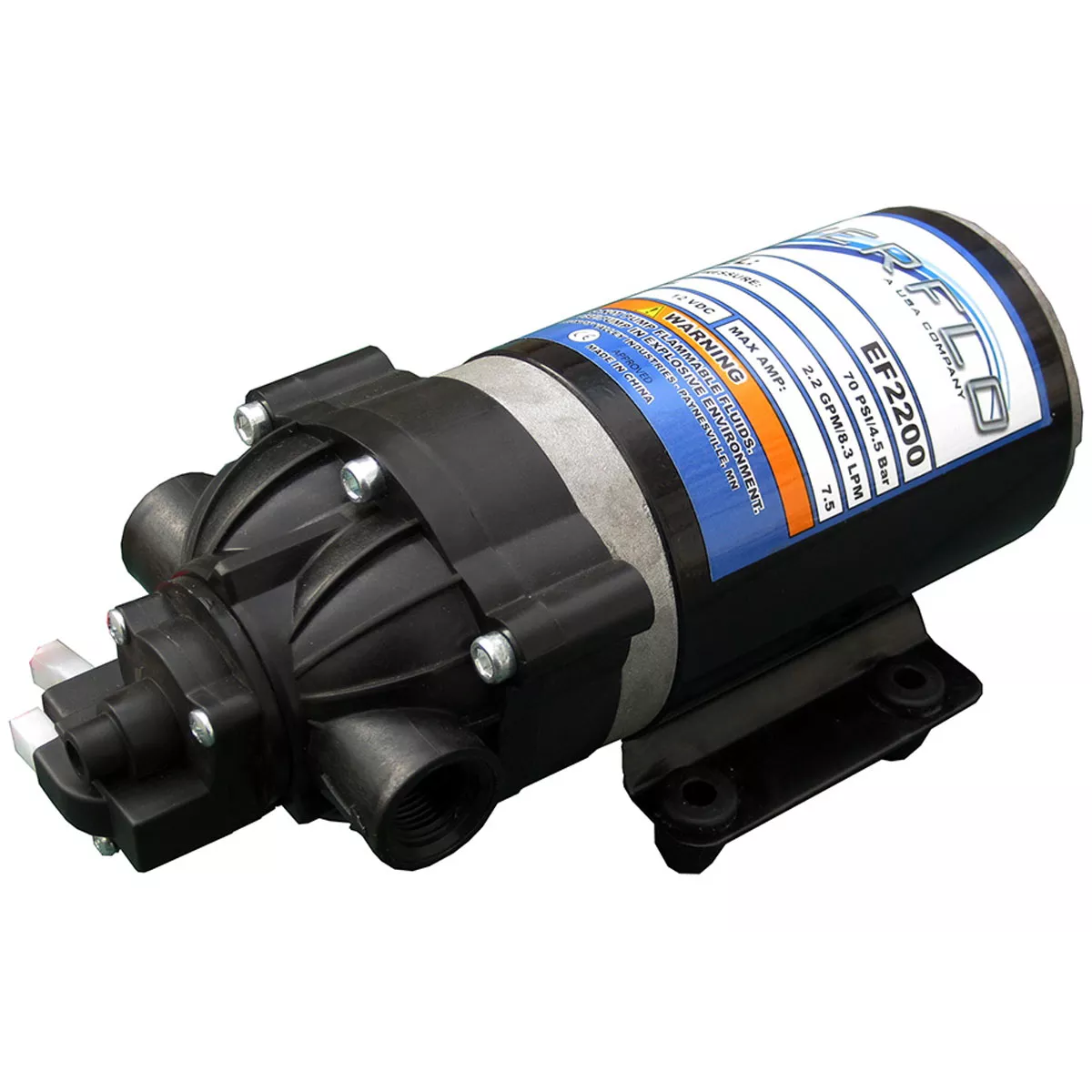 Everflo EF2200 Diaphragm Pump - 12V