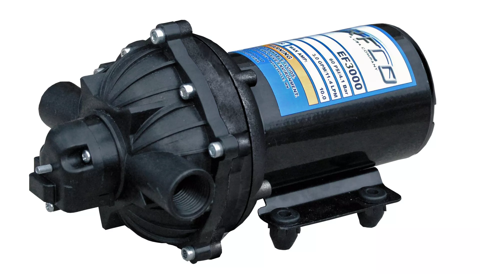 Everflo EF3000 Diaphragm Pump - 12V
