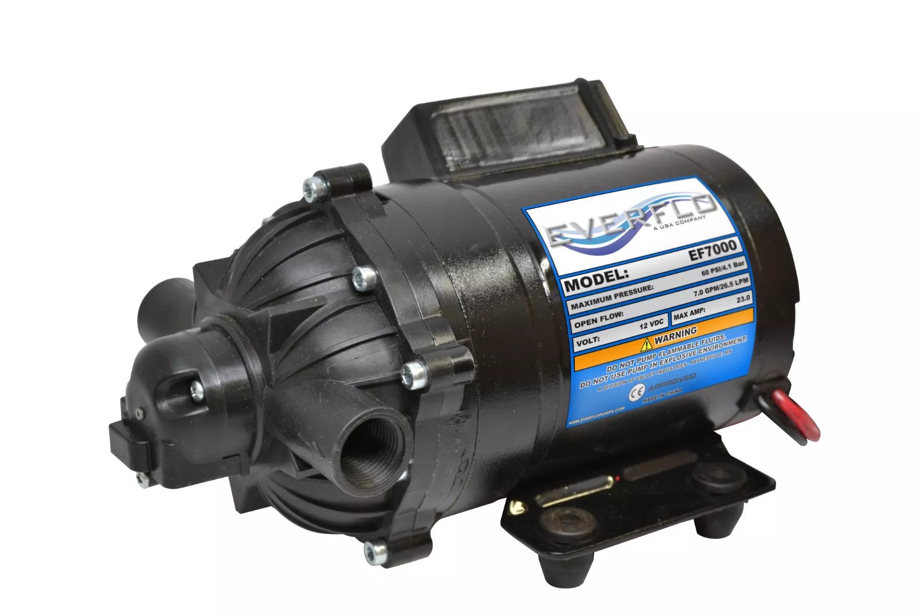Everflo EF7000 Diaphragm Pump - 12V