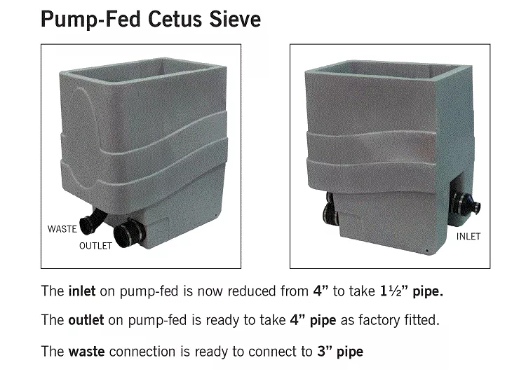 Evolution Aqua Cetus Sieve Pond Pre-Filter - Pump or Gravity Fed